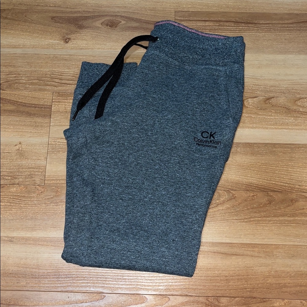 Calvin Klein Performance Gray Jogger Pants - Picture 2 of 6